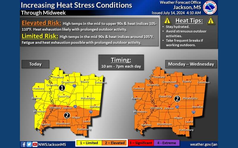 Heat Stress Increasing Next Week