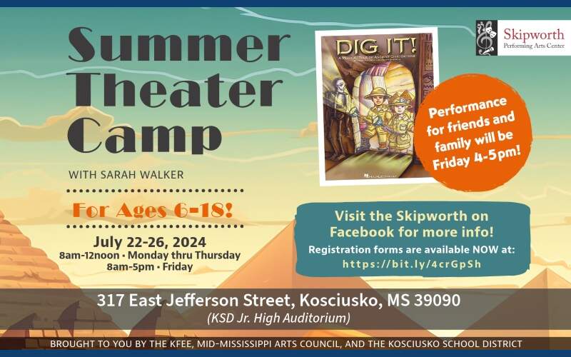 Skipworth Performing Arts Center Announces 2024 Summer Theater Camp