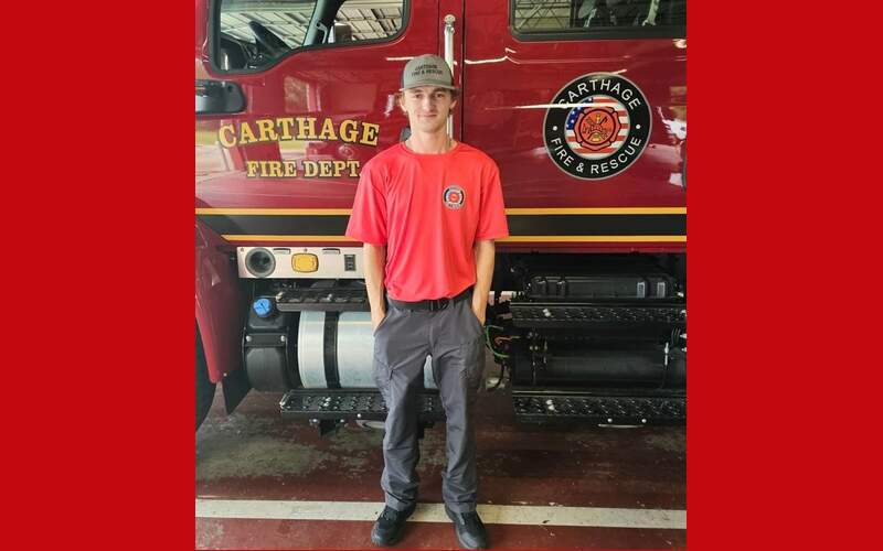 The Carthage Fire Department Introduces New Full-Time Firefighter