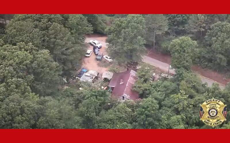 Four people arrested after Leake County drug raid