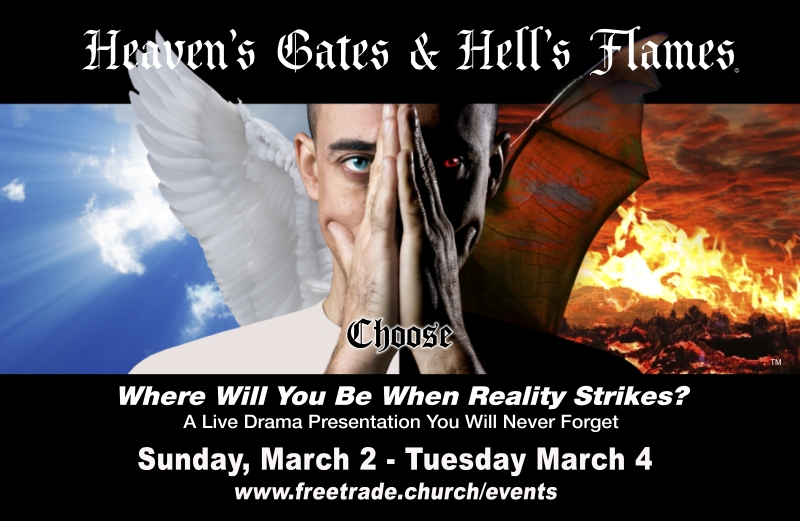 Freetrade Church Hosts Heaven’s Gates & Hell’s Flames Live Drama