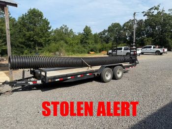 Reward Offered for Stolen Equipment Trailer