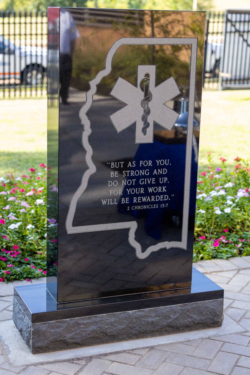 EMS Memorial Dedicated in Jackson