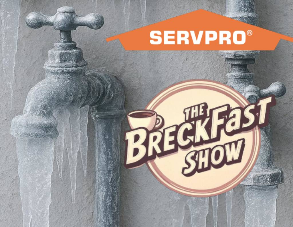 Servpro GM discusses protecting pipes and winter weather prep on The BreckFast Show