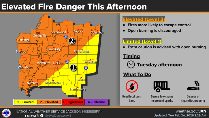 Wildfire Danger Increasing in This Area