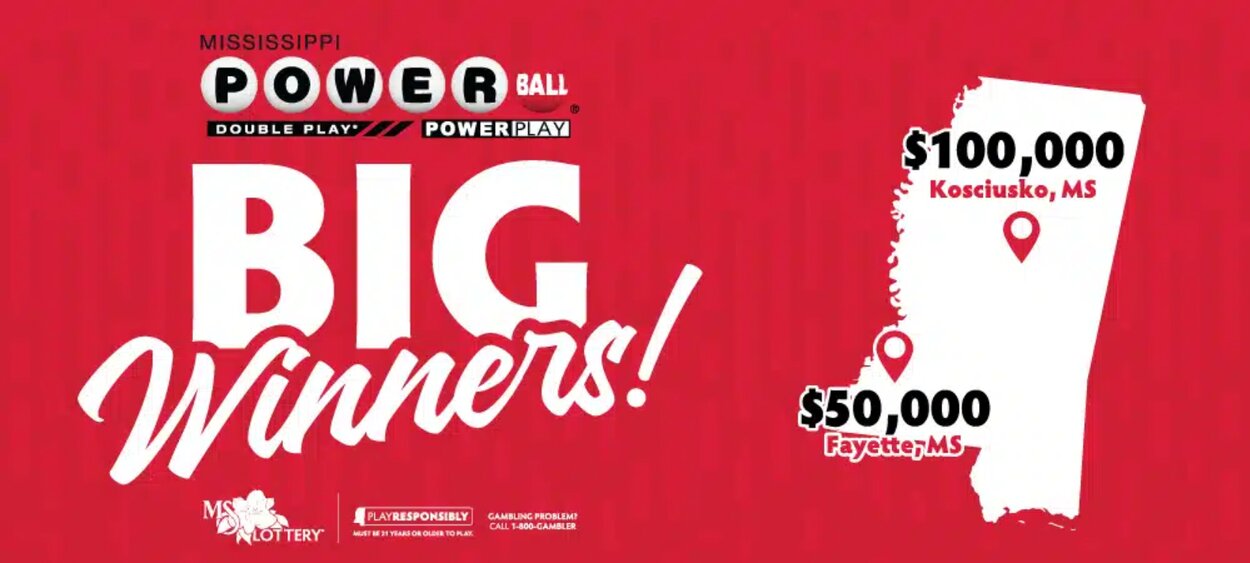 Kosciusko lottery player wins $100,000 Powerball Prize
