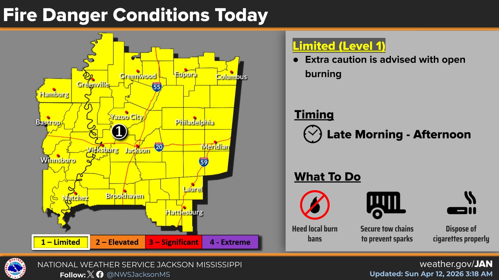 Fire Danger Increasing as Weather Remains Dry
