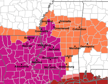 Heat Advisory Locally, Heat Warning Expanded South