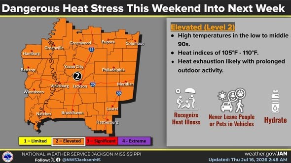 Hot Weekend Ahead for This Area