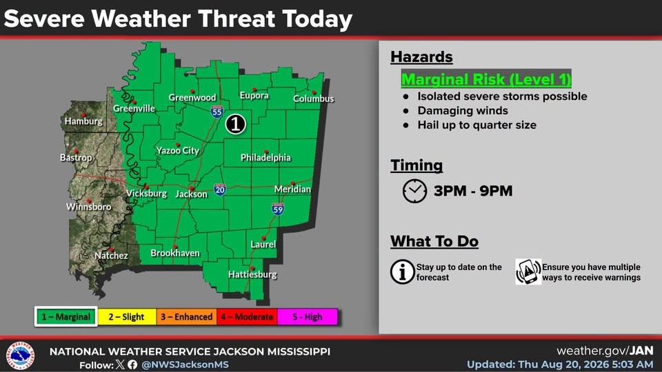 Another Round of Strong Storms Possible Today