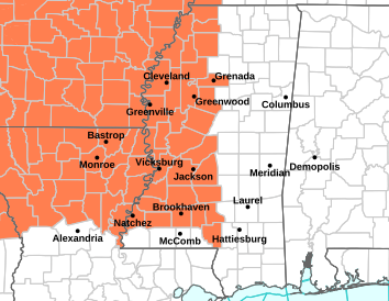 Heat Advisory for Holmes and Carroll Counties Today - Kicks96news.com - Central Mississippi News 24/7