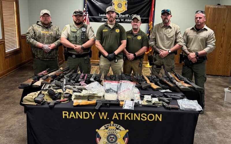 Meth, Fentanyl, Weapons Seized in Leake County Drug Bust
